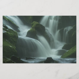 Calming Waterfall Briefpapier