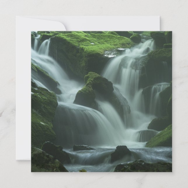 Calming Waterfall Karte (Vorderseite)