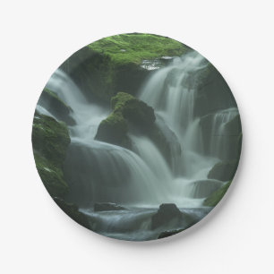 Calming Waterfall Pappteller
