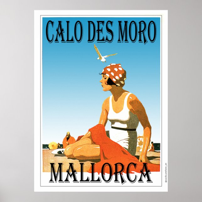 Calo des Moro Mallorca Beach Poster (Vorne)