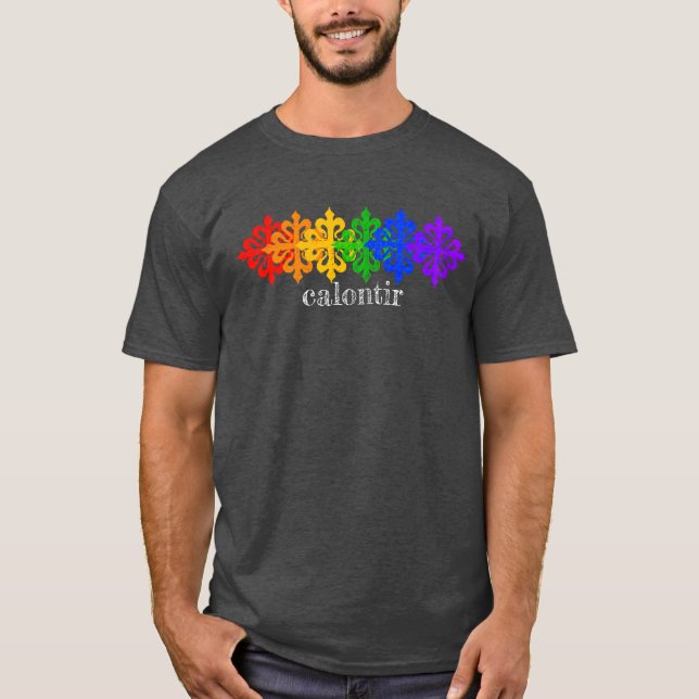 Calontir Rainbow Calatravas T-Shirt (Vorderseite)