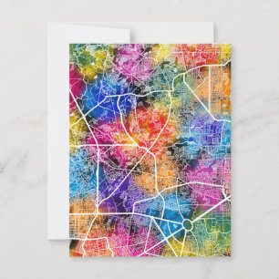 Caloocan Philippinen Stadtkarte Postkarte