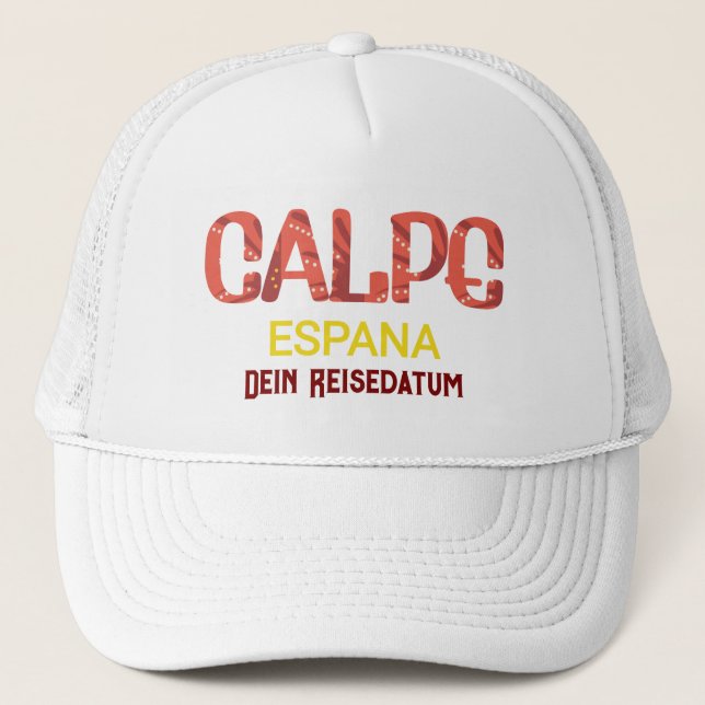 calpe Spanien calp Truckerkappe (Vorderseite)