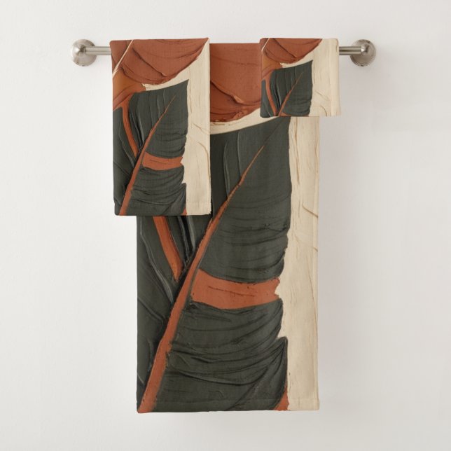 Calques inspirés | Peinture de feuille moderne (En situation)