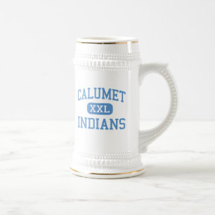 Calumet - amerikanischer Ureinwohner - Highschool Bierglas