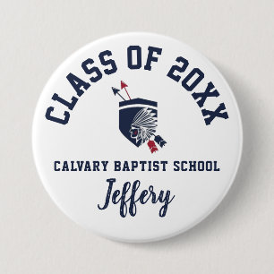 Calvary Baptist School-Button-Logo individuell Button
