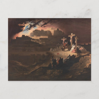 Calvary von John Martin Postkarte
