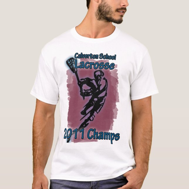 Calverton SchulLacrosse kaut T-Shirt (Vorderseite)