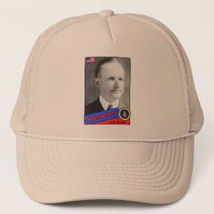 Calvin Coolidge Baseball Card Truckerkappe