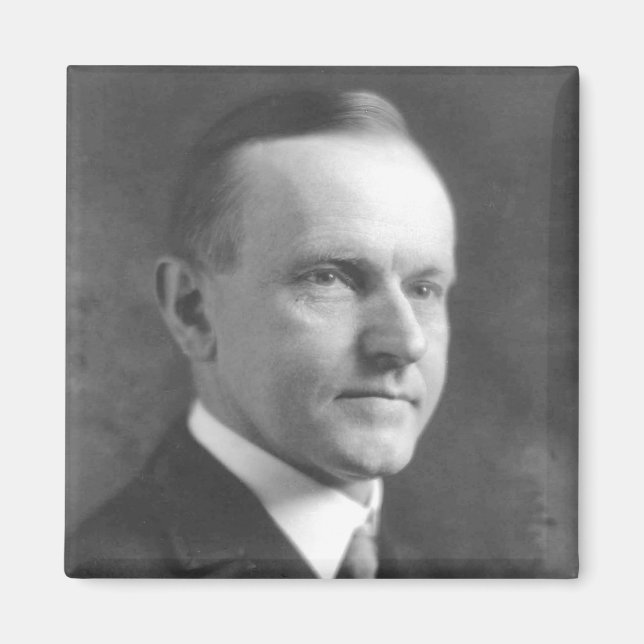 Calvin Coolidge Magnet (Vorne)