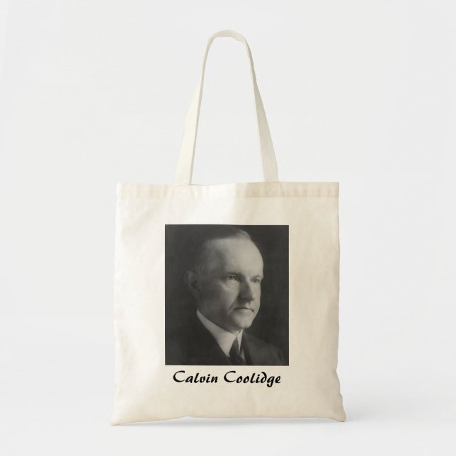 Calvin Coolidge Tragetasche (Vorne)