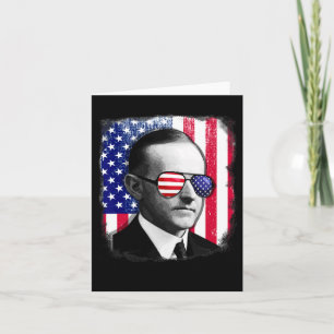 Calvin Coolidge US Flag 4. Juli Karte