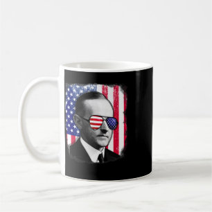 Calvin Coolidge US-Flagge 4. Juli Kaffeetasse