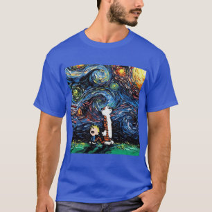 calvin hobbes sternennacht T-Shirt