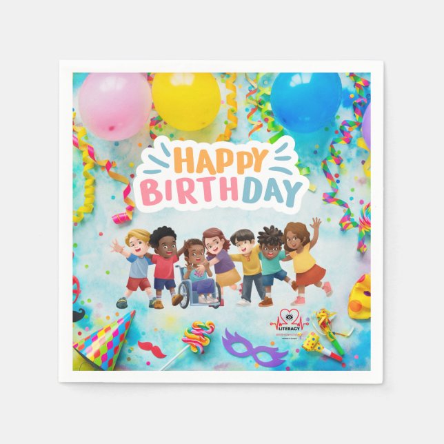 Calvin Party Napkins von Shondra M. Quarles Serviette (Vorderseite)