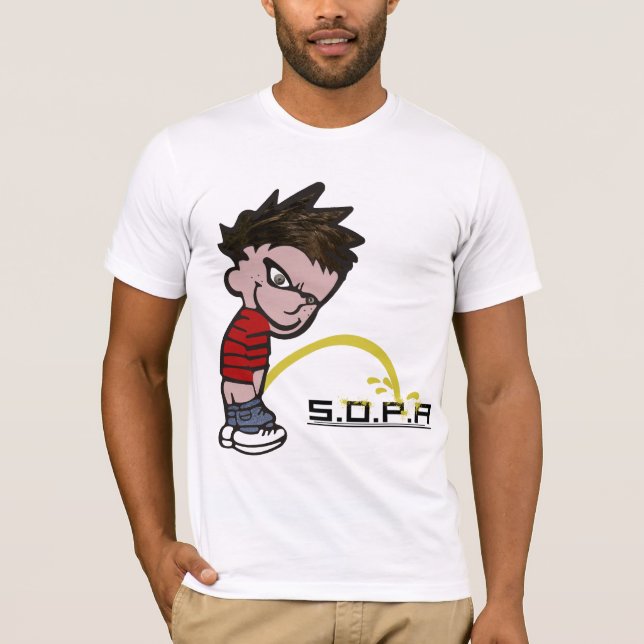 Calvin-Pipi SOPA T-Shirt (Vorderseite)