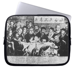 Calvin und Luther (Stich) Laptopschutzhülle
