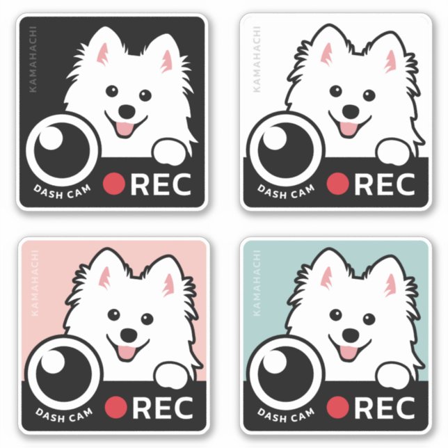 Cam de Dash - Sticker d'enregistrement de chien Sp (Devant)