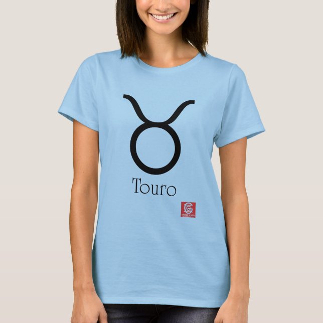 Cam.Fem.Símbolo/Touro T-Shirt (Vorderseite)