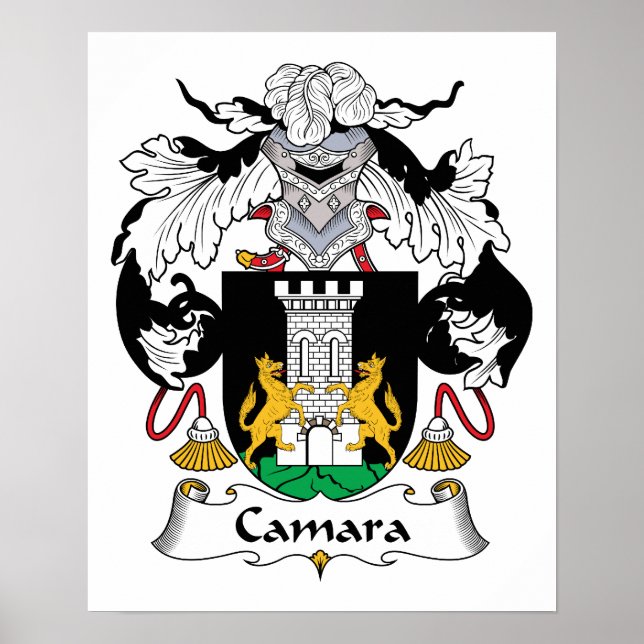 Camara Familienwappen Poster (Vorne)