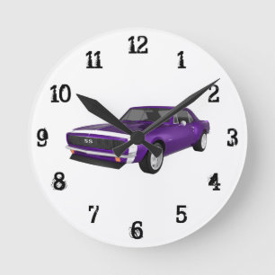 Camaro 1967 solides solubles : Horloge murale