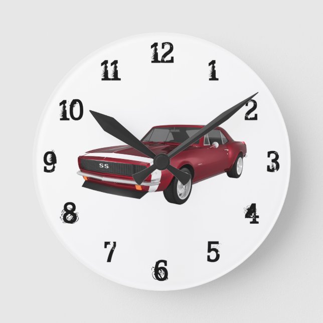 Camaro 1967 solides solubles : Horloge murale (Recto)