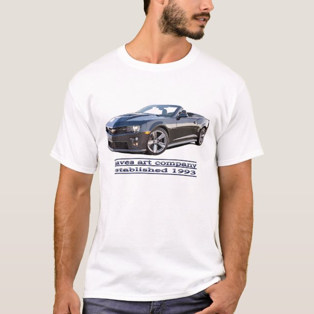 Camaro 2013 Feuer-Entwurf T-Shirt (Vorderseite)