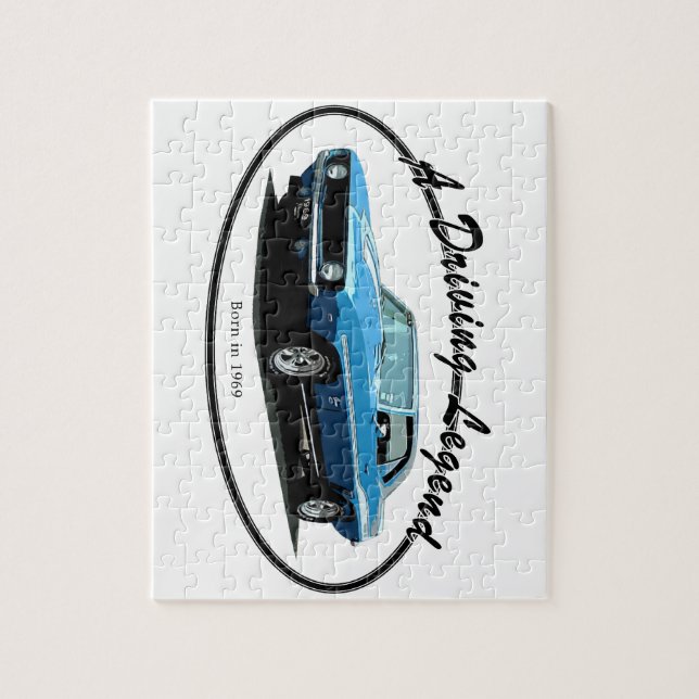 Camaro Blau 1969 (Vertikal)