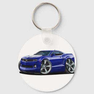 Camaro Blau-Weißes Auto 2010-12 Schlüsselanhänger