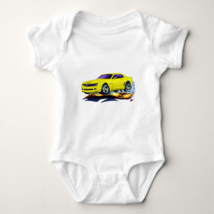 Camaro gelbes Auto 2010 Baby Strampler