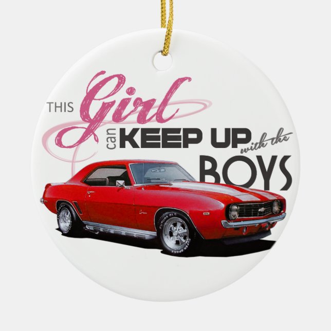 Camaro Girls Keramikornament (Vorne)
