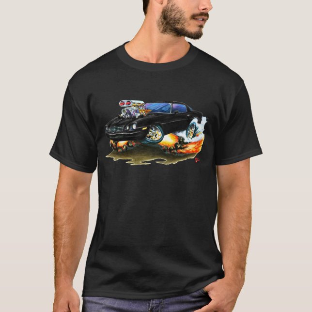 Camaro schwarzes Auto 1979-81 T-Shirt (Vorderseite)