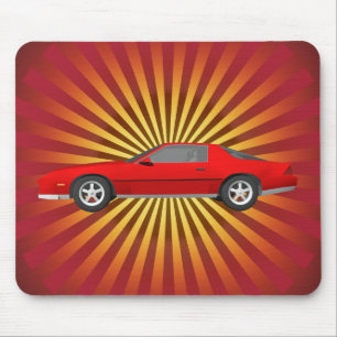 Camaro Sportwagen der 80er Jahre: Benutzerdefinier Mousepad