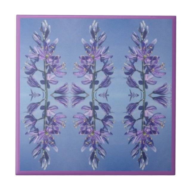 Camas Floral Tile Fliese (Vorderseite)