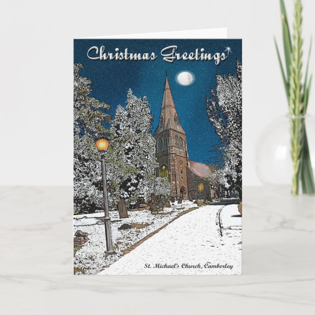 Camberley Weihnachtskarte Feiertagskarte (Vorderseite)