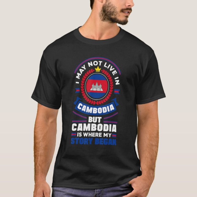 Cambodia Cambodian Cambodia Flag Quote_1 T-Shirt (Vorderseite)