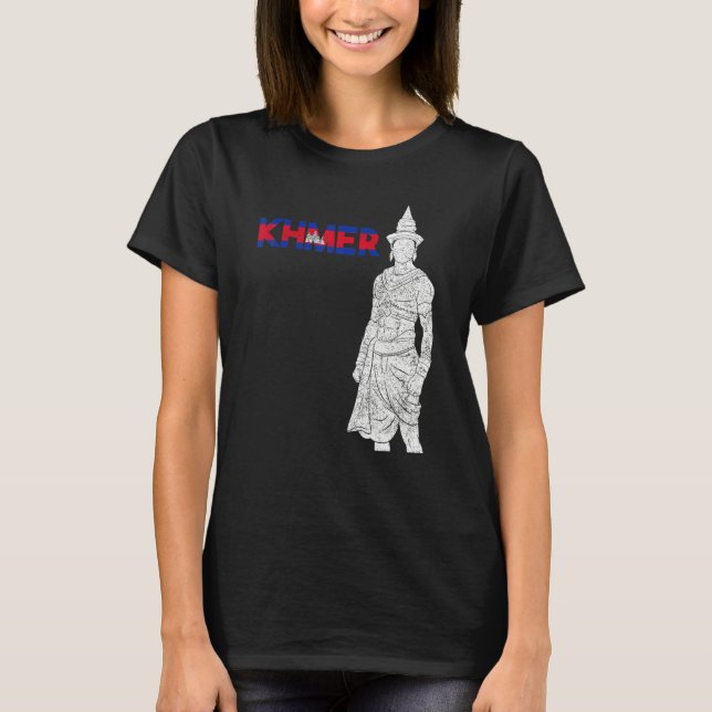 Cambodia Cambodian Khmer Traditional Dance Reamker T-Shirt (Vorderseite)