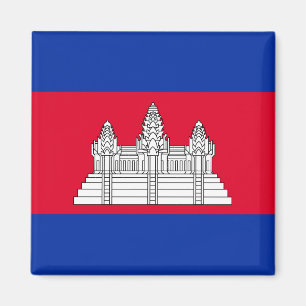 Cambodia Flag Magnet