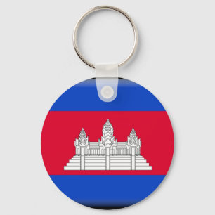 Cambodia Flag Schlüsselanhänger