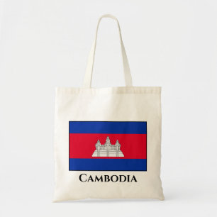 Cambodia Flag Tragetasche