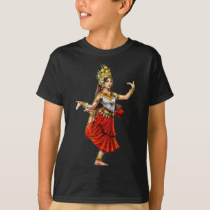 Cambodian Khmer Traditioneller Tanz Girl Apsara Ca T-Shirt
