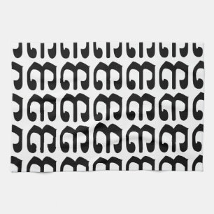 Cambodian Number 3 / Three / ៣ (EIB) Khmer Script Handtuch