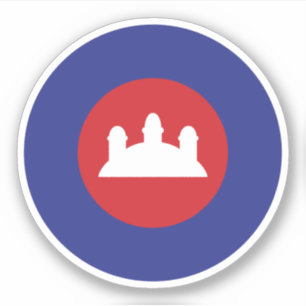 Cambodian Roundel Aufkleber
