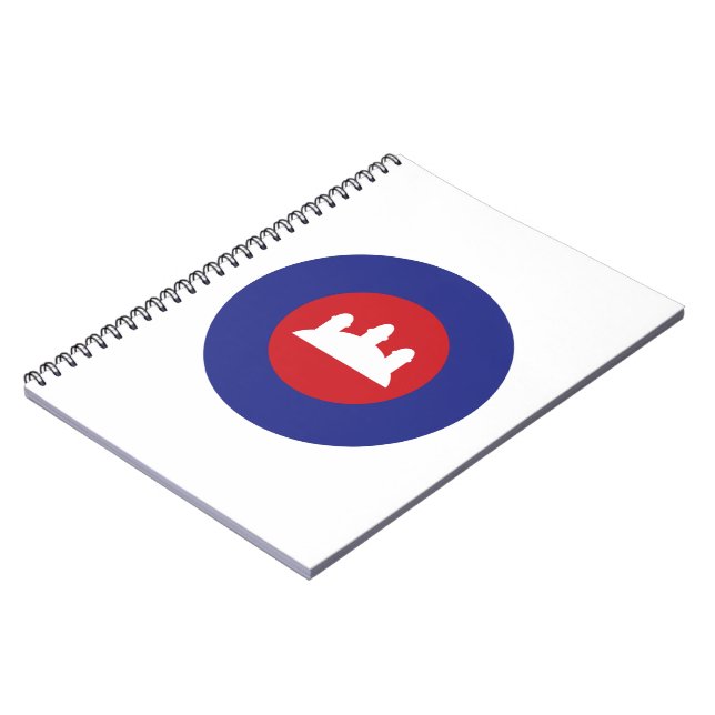Cambodian Roundel Notizblock (Linke Seite)