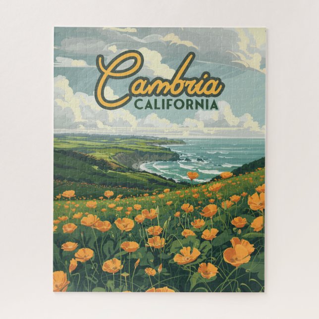 Cambria California Poppies Blume Pazifikküste (Vertikal)