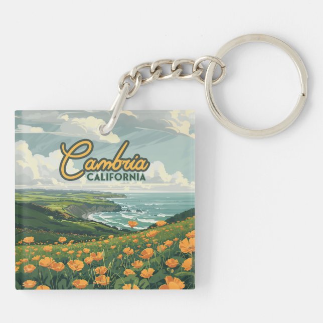 Cambria Californie Pies Fleurs Côte Pacifique (Dos)