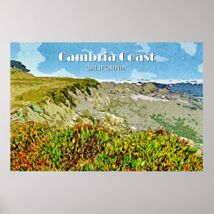 Cambria Coast Poster
