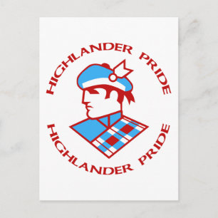 Cambria Heights Highlander Pride Design Postkarte