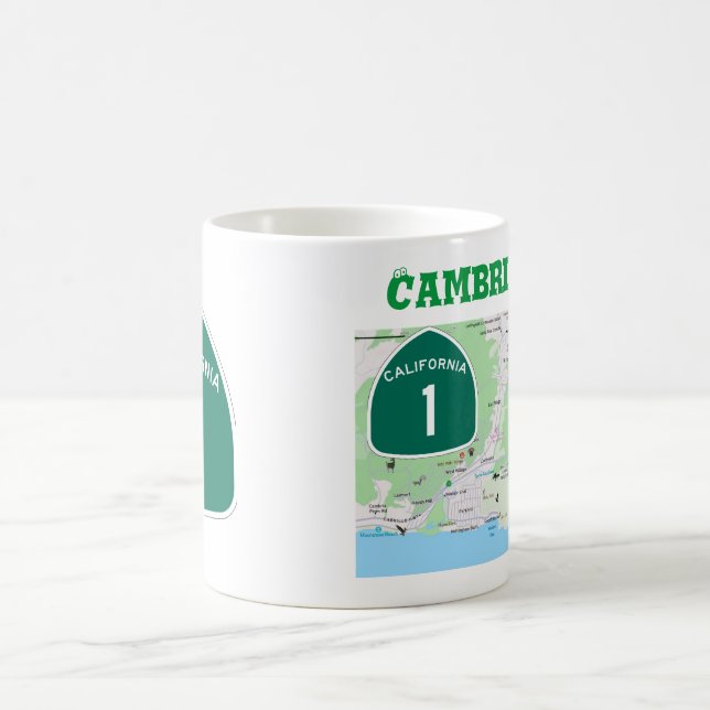 Cambria-Karte Kaffeetasse (Mittel)