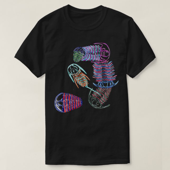 Cambrian Era Trilobites T-Shirt (Design vorne)